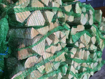 Дрова в сетках